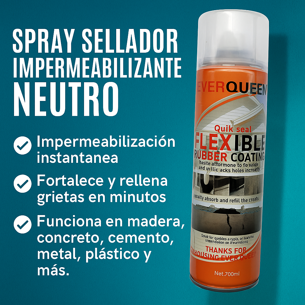 SPRAY SELLADOR IMPERMEABILIZANTE NEUTRO – PROTECCIÓN TOTAL EN SEGUNDOS