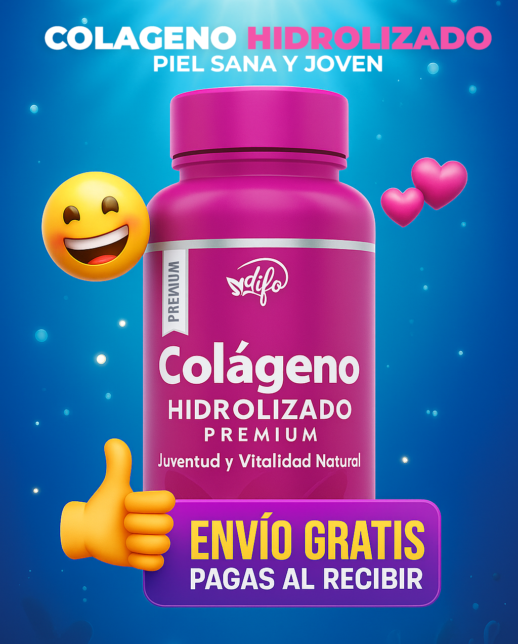 Colágeno Hidrolizado Premium - Juventud y Vitalidad Natural