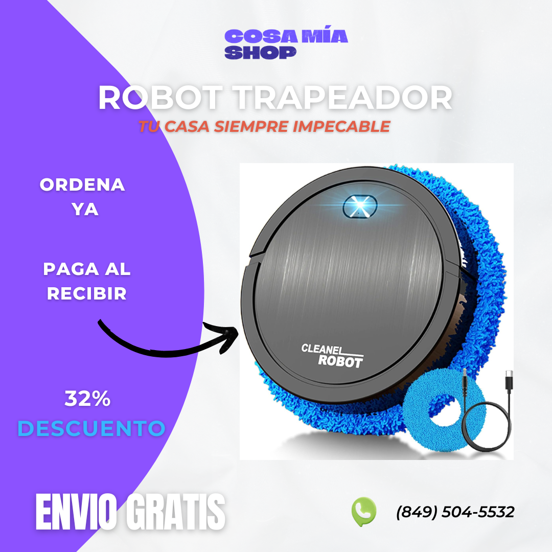 Robot Trapeador XM12 – Tu casa siempre impecable