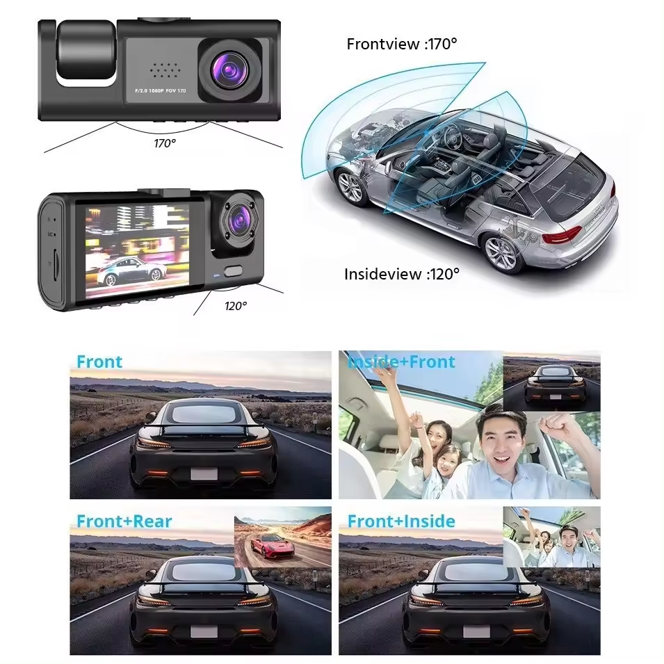 Cámara para Carro con WiFi HD 1080p