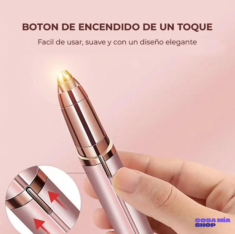 Depiladora de Cejas con Chapeado de Oro ✨ – Cejas perfectas, sin dolor y al instante