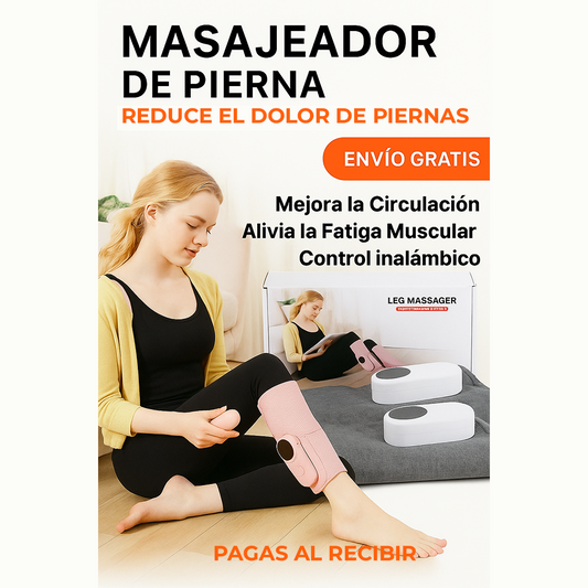 Masajeador de Piernas Terapéutico - Alivio del Dolor y Mejora de Circulación