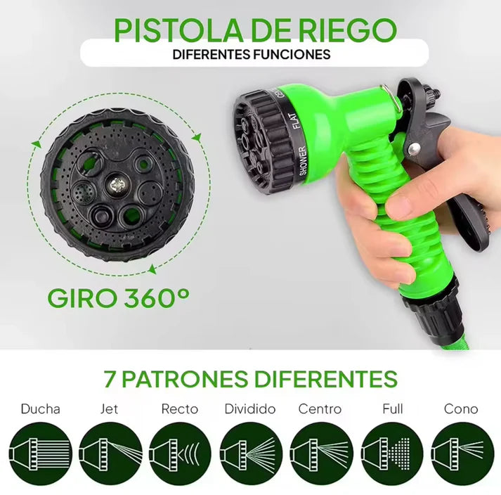 ¡MANGUERA RETRACTIL MAGIC HOSE 45 M/ 150 PIES!