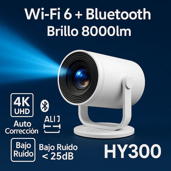 Mini Proyector Ultra HD – Pantalla gigante donde quieras
