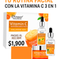 Kit Facial Disaar 3 en 1 con Vitamina C – Blanquea, Repara y Rejuvenece